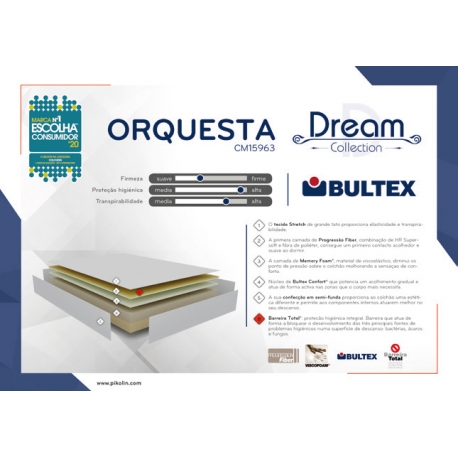 Colchão Orquesta 2.0 PIKOLIN CP15266 Orquestra (núcleo Bultex) - Image 4