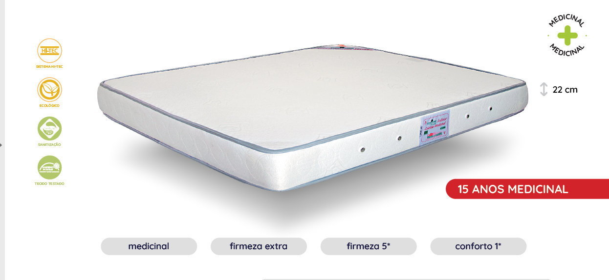 Colchão Medicinal 15 Anos ERGOX - Image 2