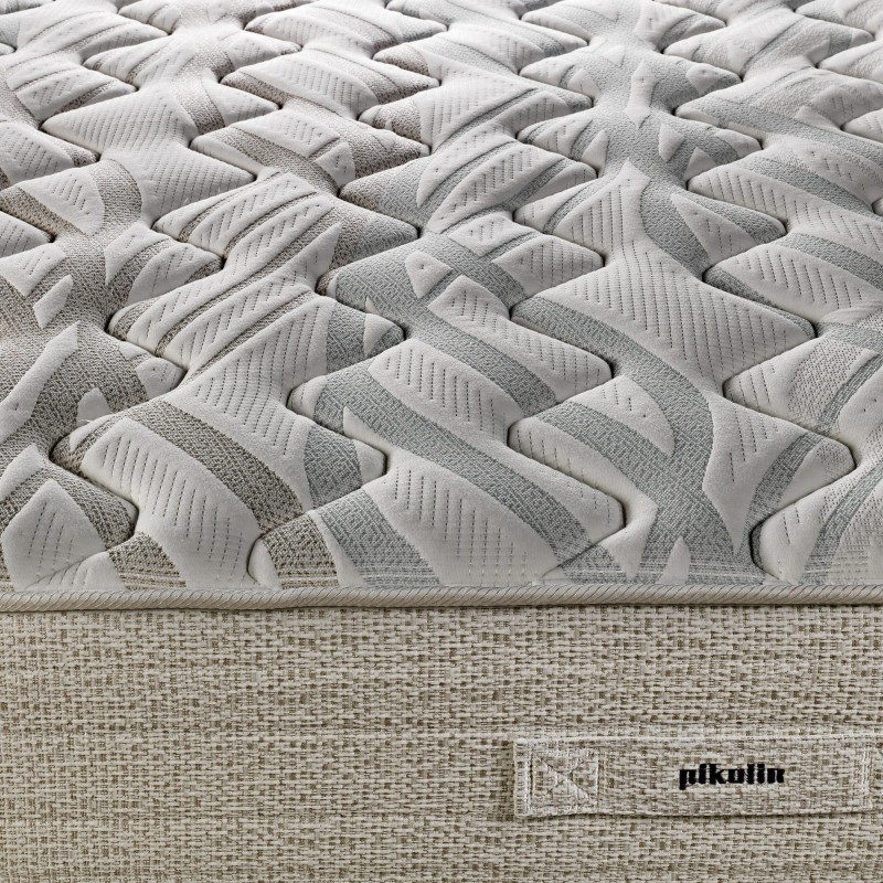 Pack Lusitana Madeira PIKOLIN: colchão Elan + base madeira abatível cor branco - Image 3