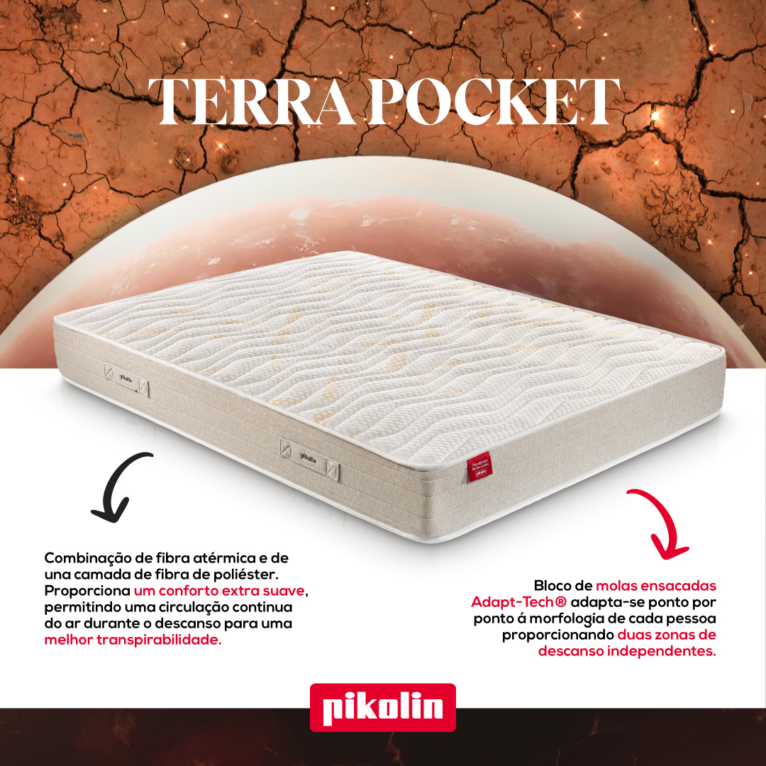 Pack LUX da Pikolin: Colchão Molas Ensacadas + Base abatível cor Cerejeira - Image 3