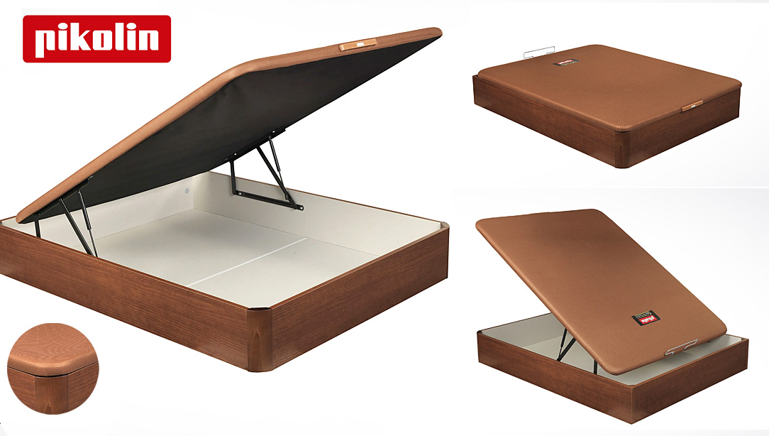 Pack LUX da Pikolin: Colchão Molas Ensacadas + Base abatível cor Cerejeira - Image 2